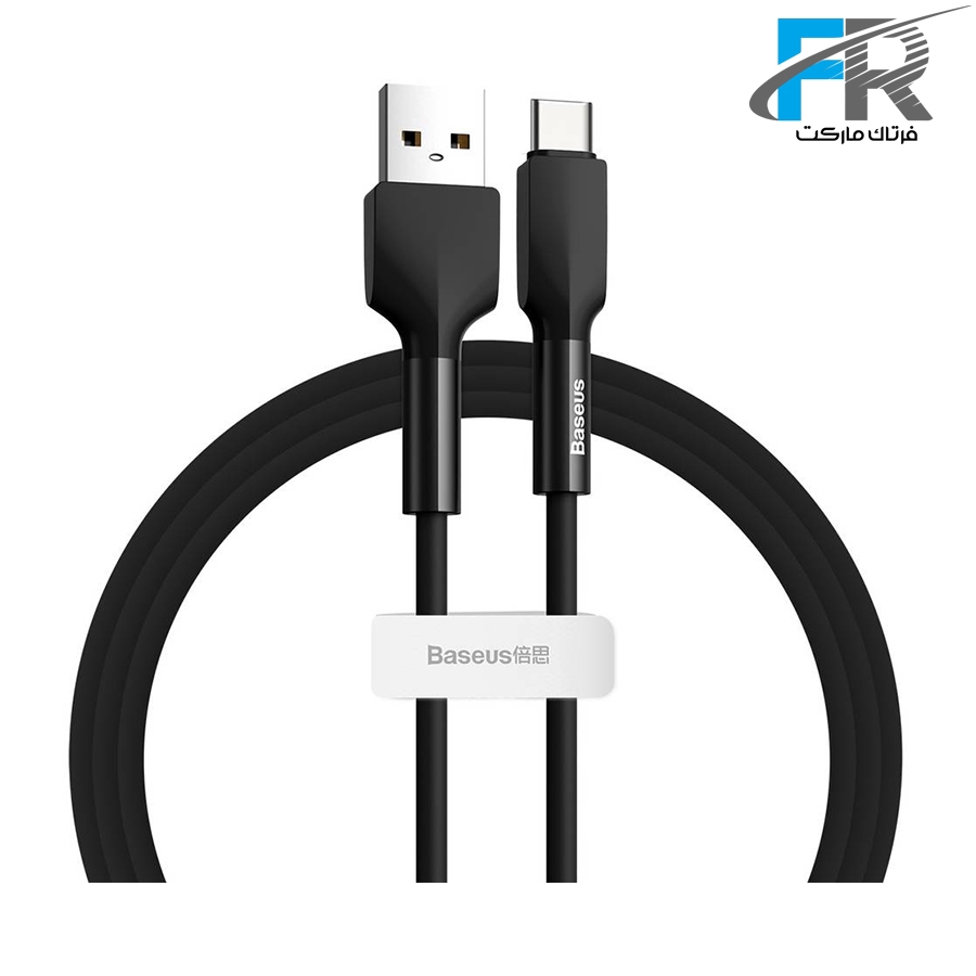 کابل تبدیل USB به Type-C باسئوس مدل Silica Gel CATGJ طول 1 متر
