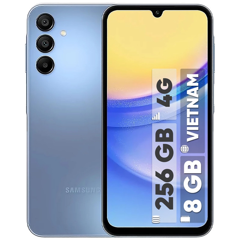 گوشی موبایل Samsung مدل Galaxy A15 (RAM 8) ظرفیت 256GB (ویتنام)