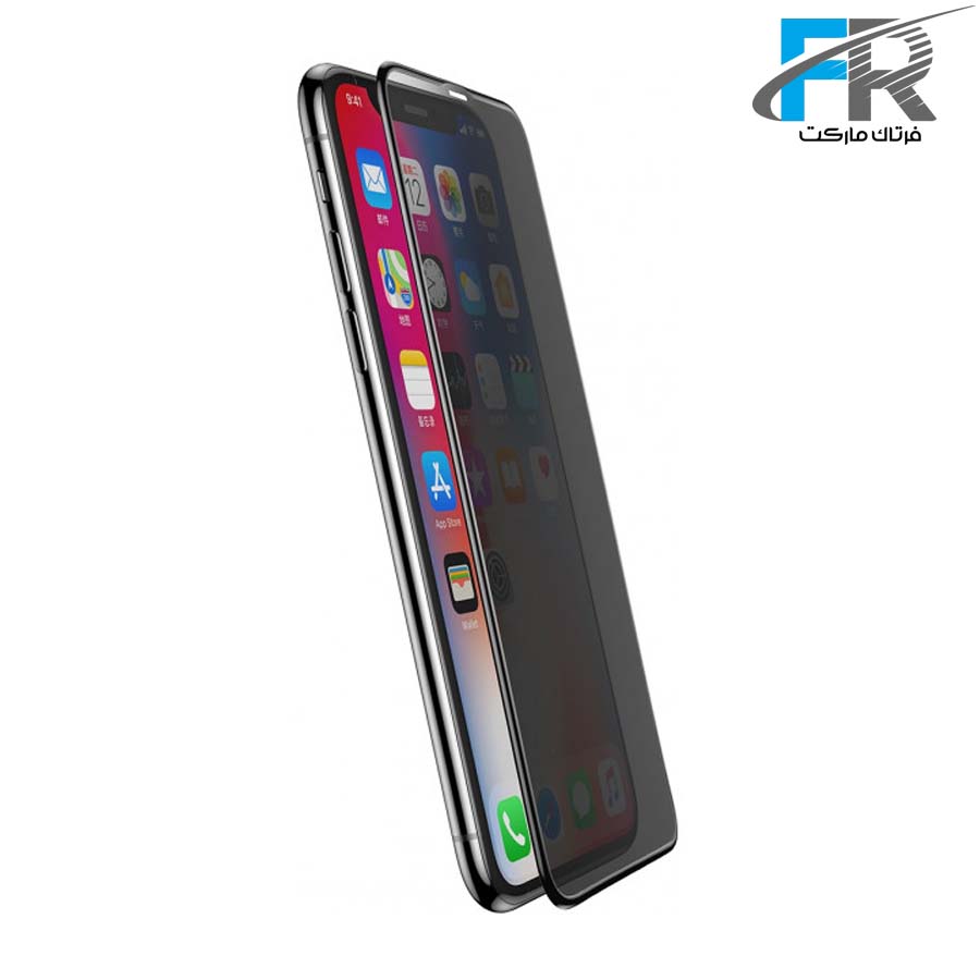 محافظ صفحه نمایش 2.5D باسئوس سری Diamond Body مدل PB1622Z مناسب برای گوشی موبایل آیفون Xs max
