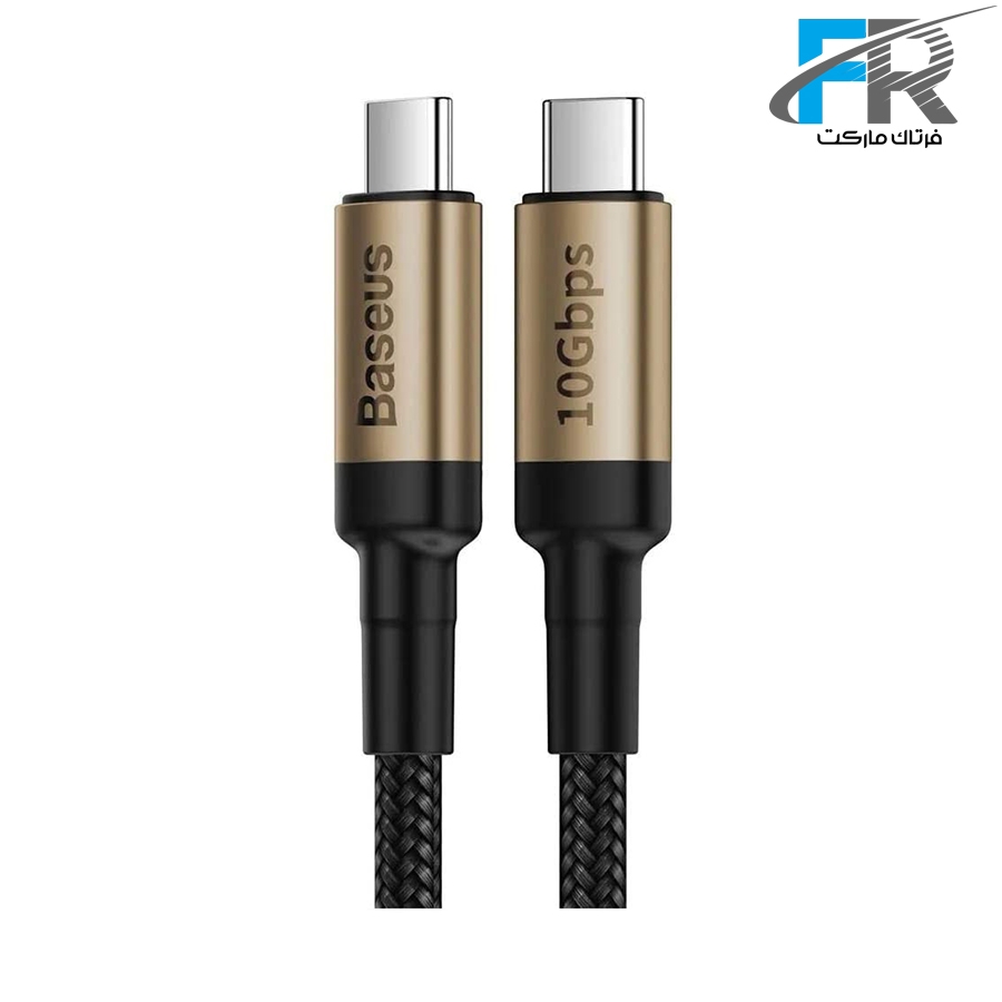 کابل تبدیل Type-C به Type-C باسئوس مدل Cafule PD3.1 100W CATKLF-S طول 1 متر