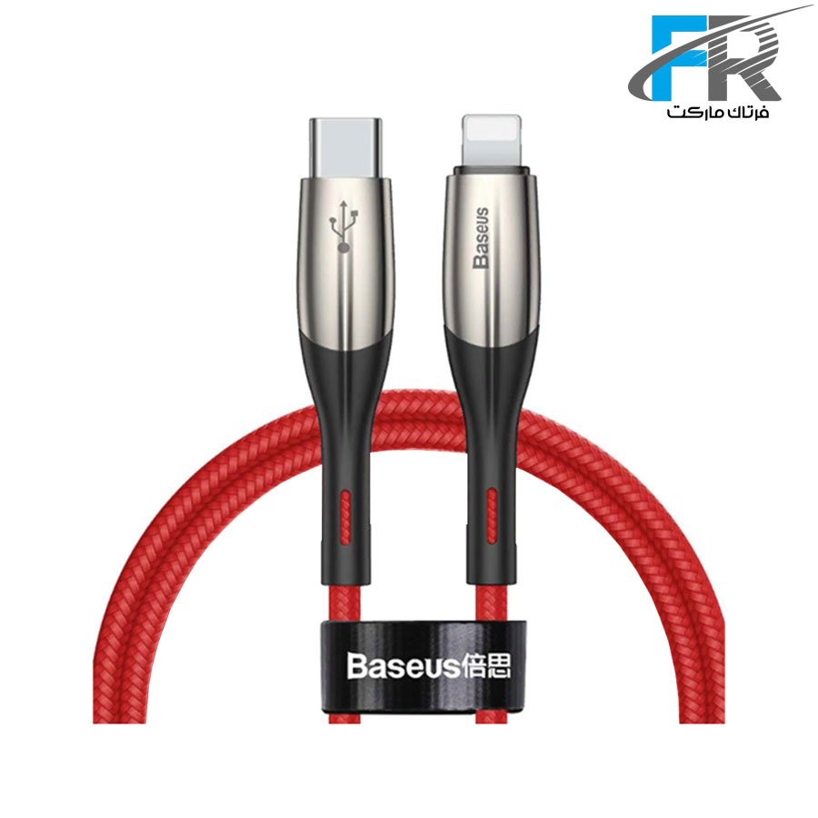 کابل تبدیل Type-C به لایتنینگ باسئوس مدل Horizontal PD Flash CATLSP طول 1 متر