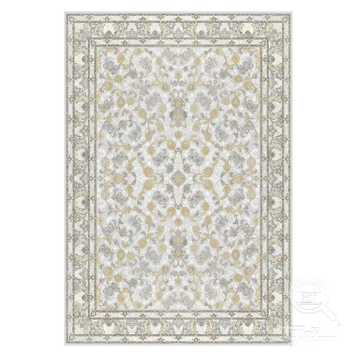 فرشینه مخمل ترک طرح اسلیمی طلایی کد U5-12