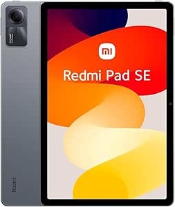 تبلت ۱۱ اینچ شیائومی مدل Redmi Pad SE ظرفیت 256 گیگابایت و رم 8 گیگابایت -خاکستری کارکرده در حد نو
