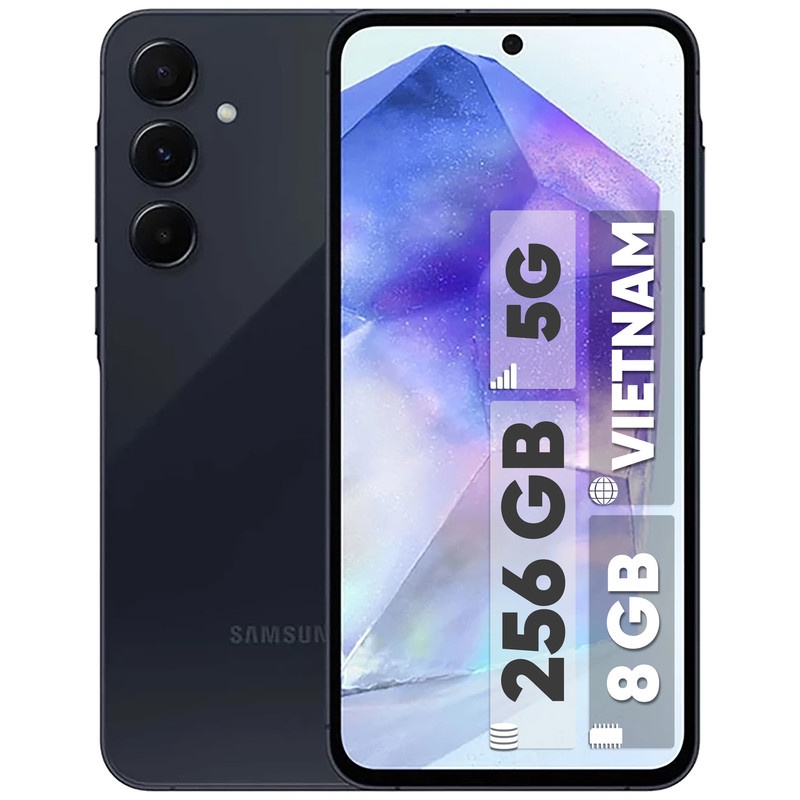 گوشی موبایل Samsung مدل Galaxy A55 5G (RAM 8) ظرفیت 256GB - سرمه ای (ویتنام)