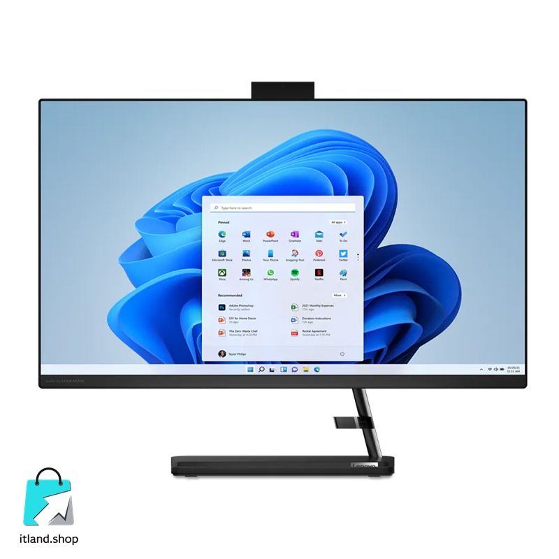 کامپیوتر All in One لنوو 27 اینچی مدل IdeaCentre AIO 3 i5 12450H 8GB 512GB MX450