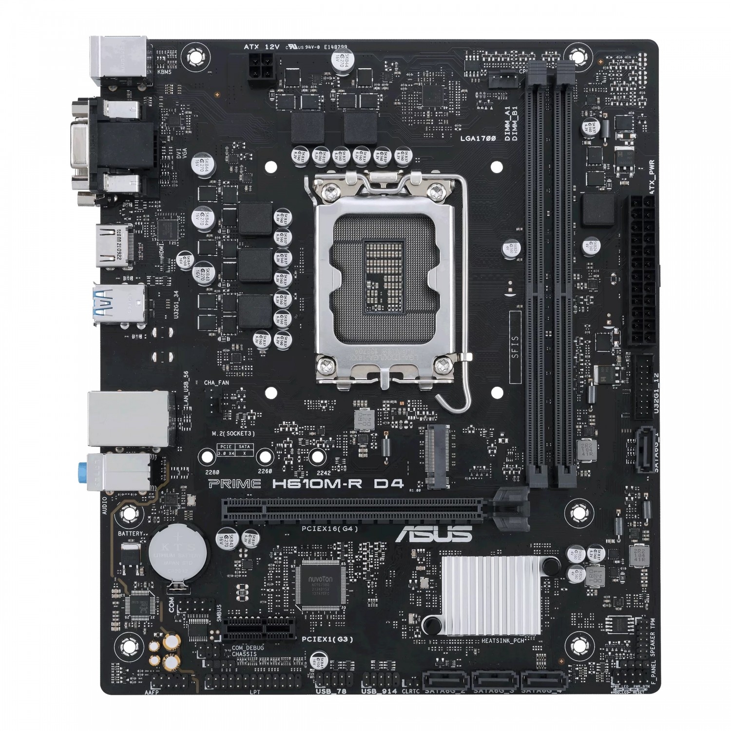 مادربرد ایسوس مدل PRIME H610M-R D4