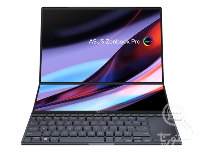 لپ تاپ 14.5 اینچی ایسوس مدل Asus ZenBook PRO DUO UX8402ZE-M3026W i7-16-1TSSD-4