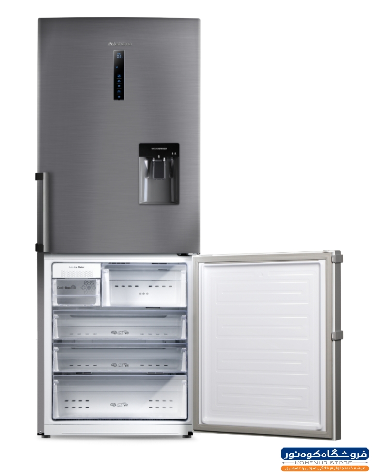 یخچال فریزر کمبی پاکشوما مدل RCP-496 اینوکس