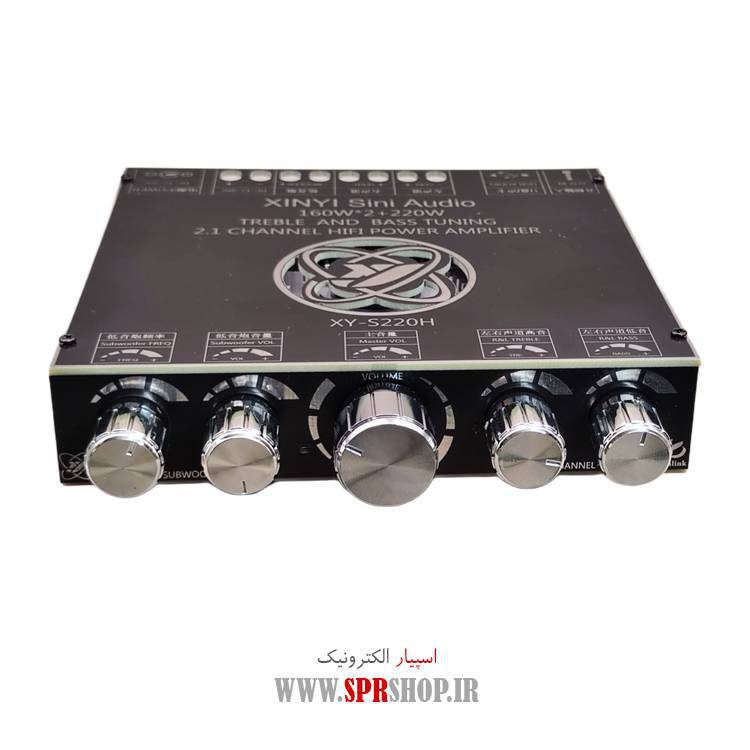 ماژول آمپلی فایر 2 کاناله 160 وات + ساب ووفر 220 وات مدل XY-S220H