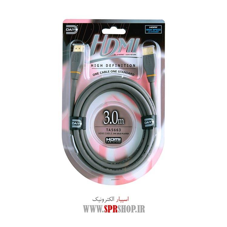 کابل HDMI طول 3 متر مدل DAIYO TA-5663