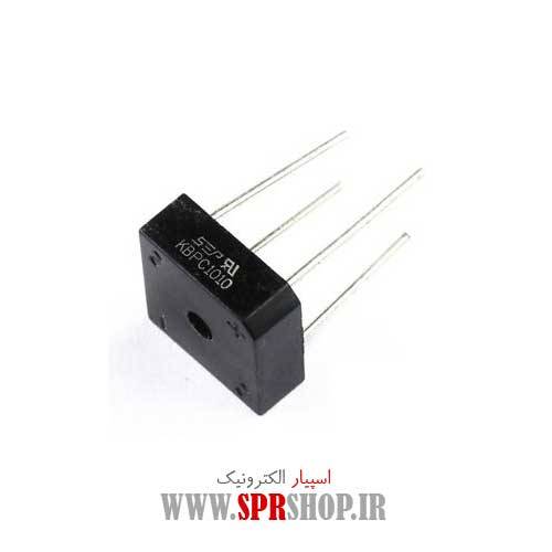 پل دیود 10A KBPC1010 چهارگوش