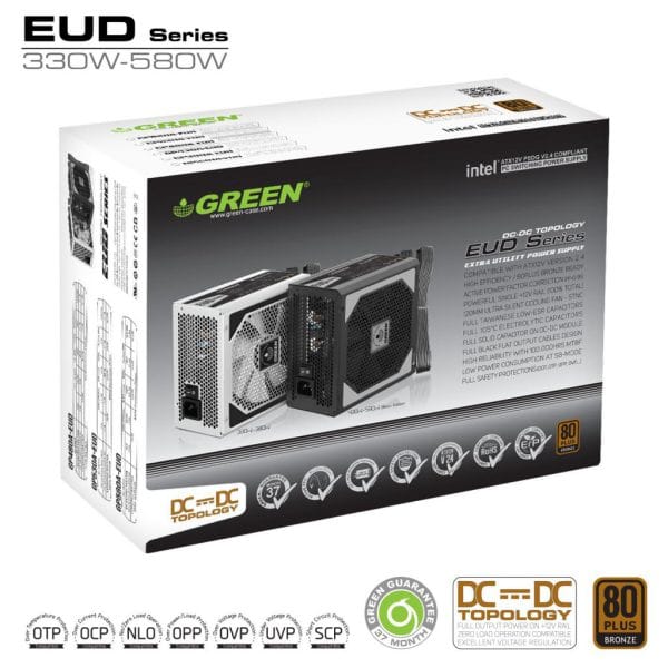 پاور 430 وات گرین GREEN GP430A-EUD Bronze