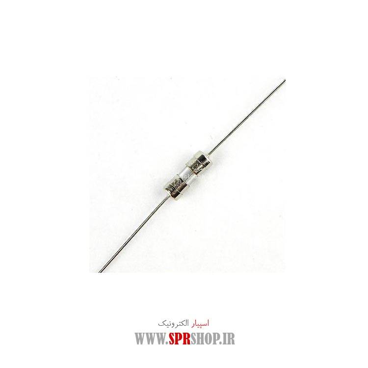 فیوز شیشه ای 2 آمپر سیم دار کوچک 3*10