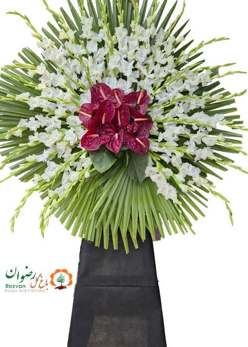 تاج گل 1 طبقه گلایل