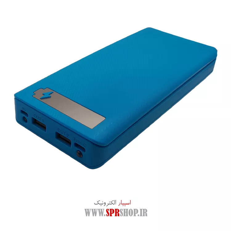 ماژول پاوربانک FAST 2A 20000mA همراه با قاب آبی مدل L8