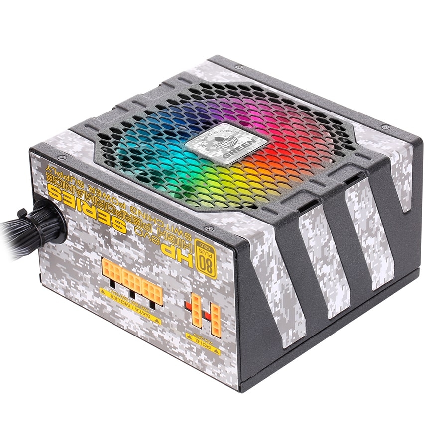 پاور کامپیوتر 600 وات نیمه ماژولار گرین مدل GP600B-HP EVO