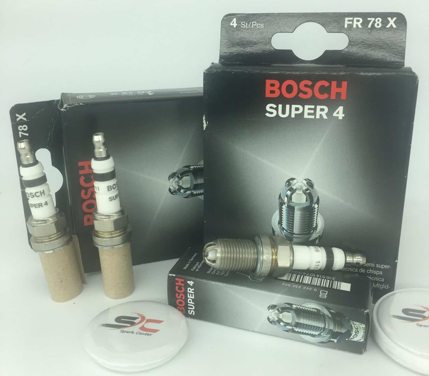شمع بوش پایه کوتاه چهار پلاتین آلمان BOSCH یک بسته (چهارعدد)