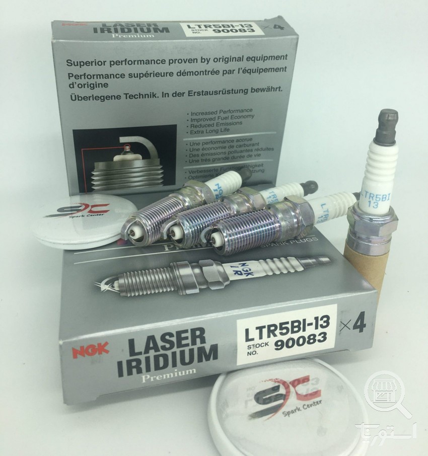 شمع سوزنی ایریدیوم لیزری پایه بلند کونیک NGK LTR5BI-13 90083(یک عدد)
