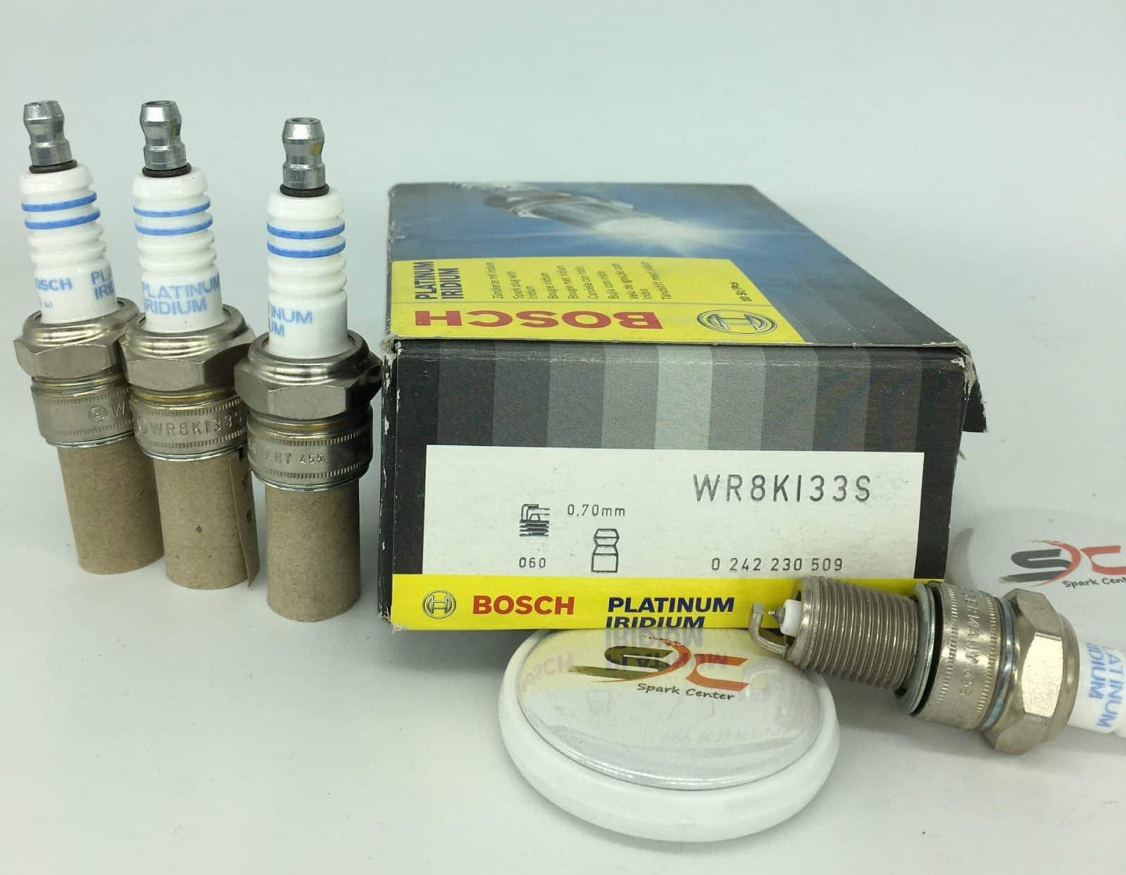 شمع بوش سوزنی پلاتینیوم آچار 21 BOSCH WR8KI33S(یک عدد)