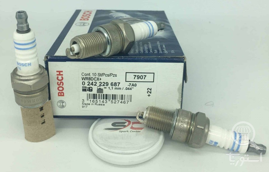 شمع بوش کاربراتوری BOSCH WR8DCX+ +22 7907(یک عدد)