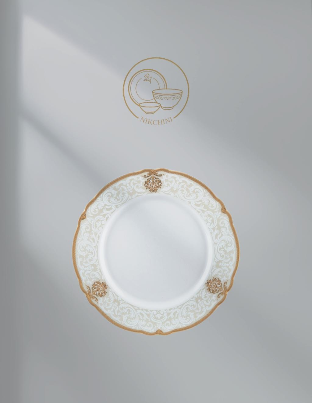 سرویس چینی پردیس پرسلین طرح الگانس غزل 6 نفره 30 پارچه