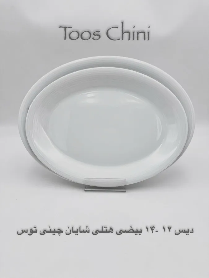 چینی هتلی توس دیس بیضی 12 و 14 شایان