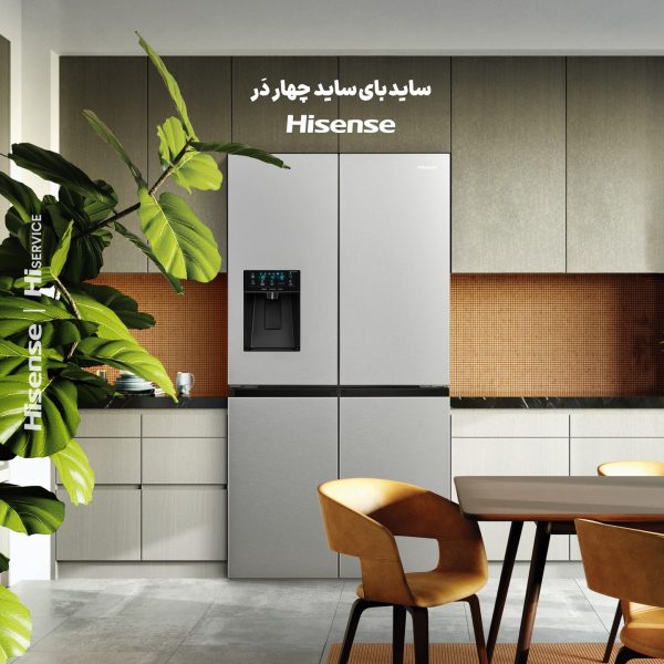 سایدبایساید هایسنس مدل BCD-522/W سفید