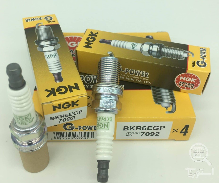 شمع سوزنی جی پاور پلاتینیوم پایه کوتاه 7092 NGK BKR6EGP(یک عدد)