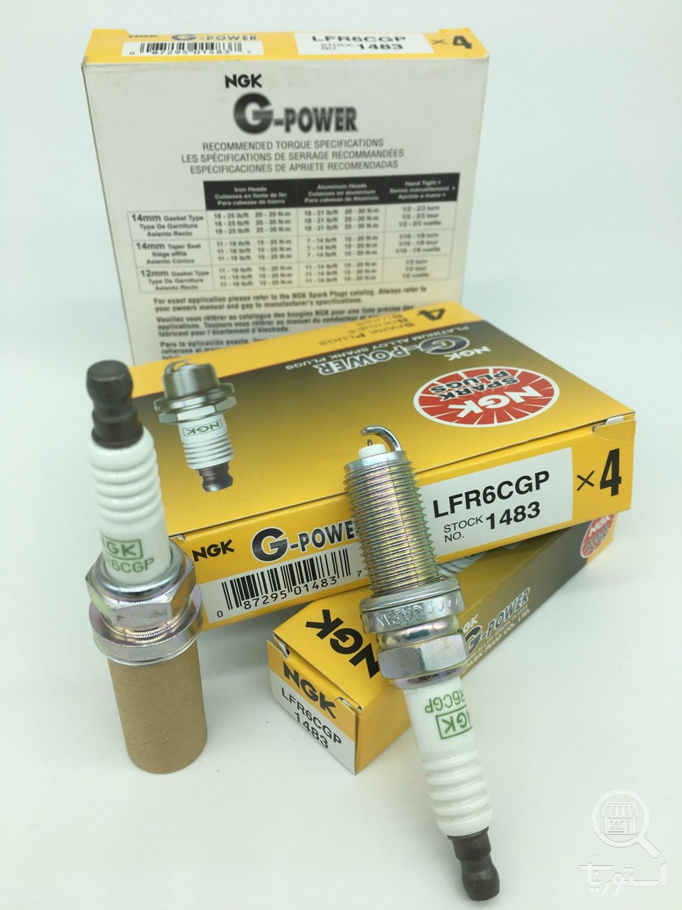 شمع سوزنی جی پاور پلاتینیوم پایه بلند NGK LFR6CGP 1483(یک عدد)