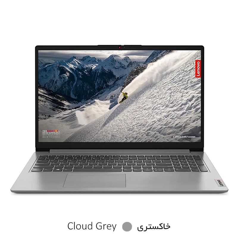 لپتاپ لنوو مدل IdeaPad 1 15IJL7 با پردازنده Celeron N4500، رم DDR4 8GB با فرکانس 2933MHz، حافظه SSD با ظرفیت 256GB، نمایشگر 15.6 اینچ TN با وضوح Full HD