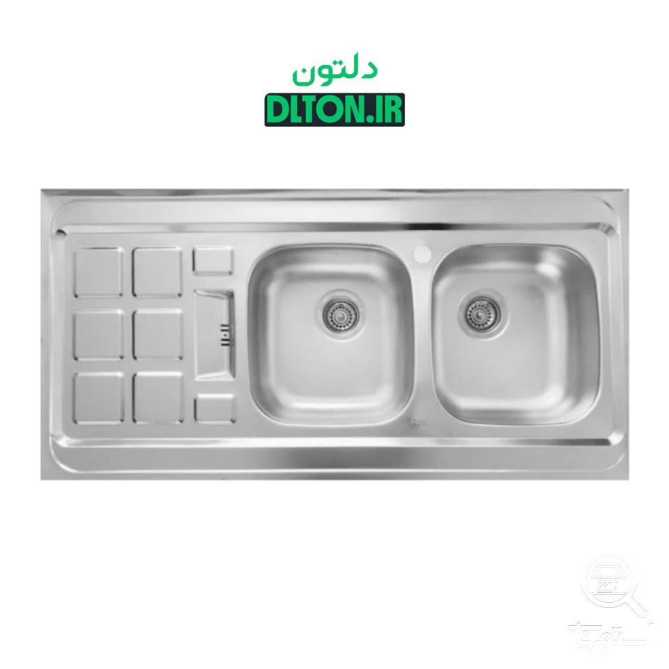 سینک ظرفشویی روکار سپهر استیل مدل RM 1260