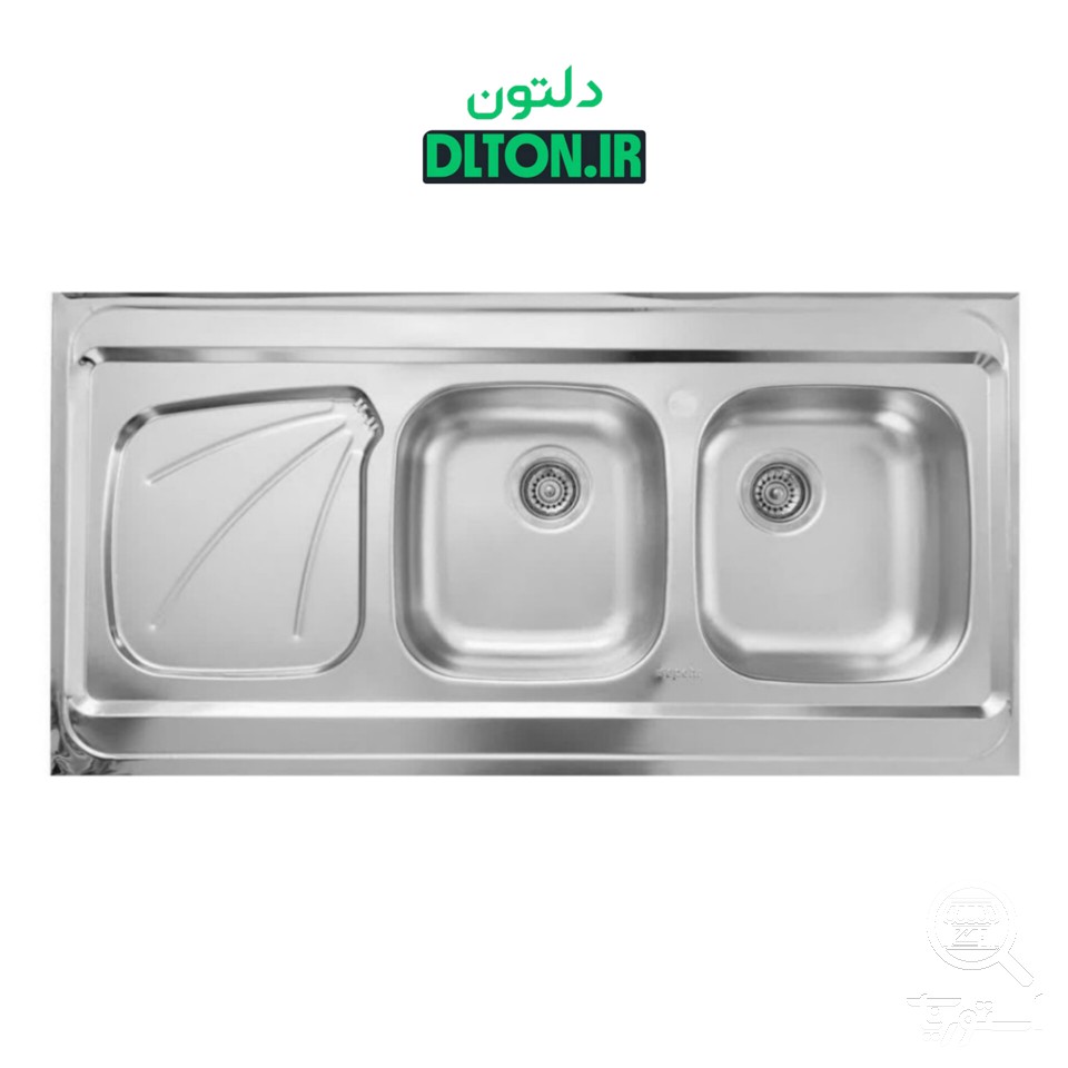 سینک ظرفشویی روکار سپهر استیل مدل RP 1260