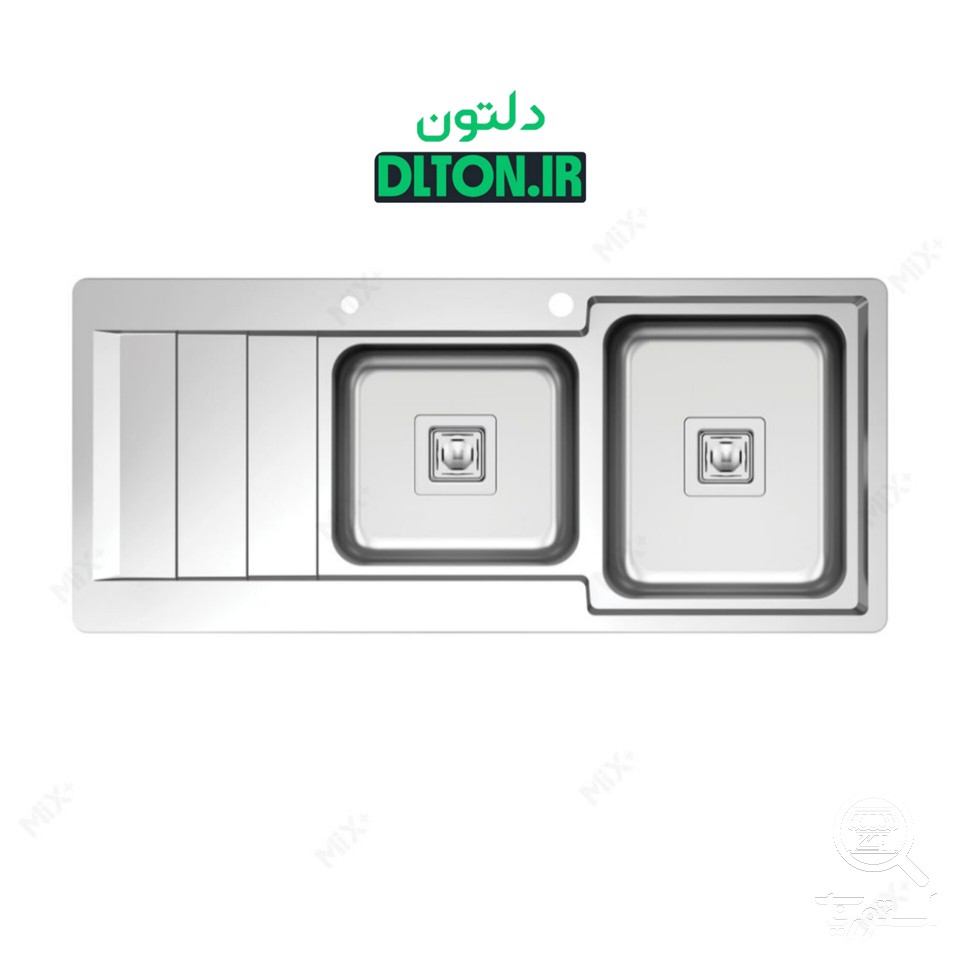 سینک روکار میکس پلاس مدل 8061S45