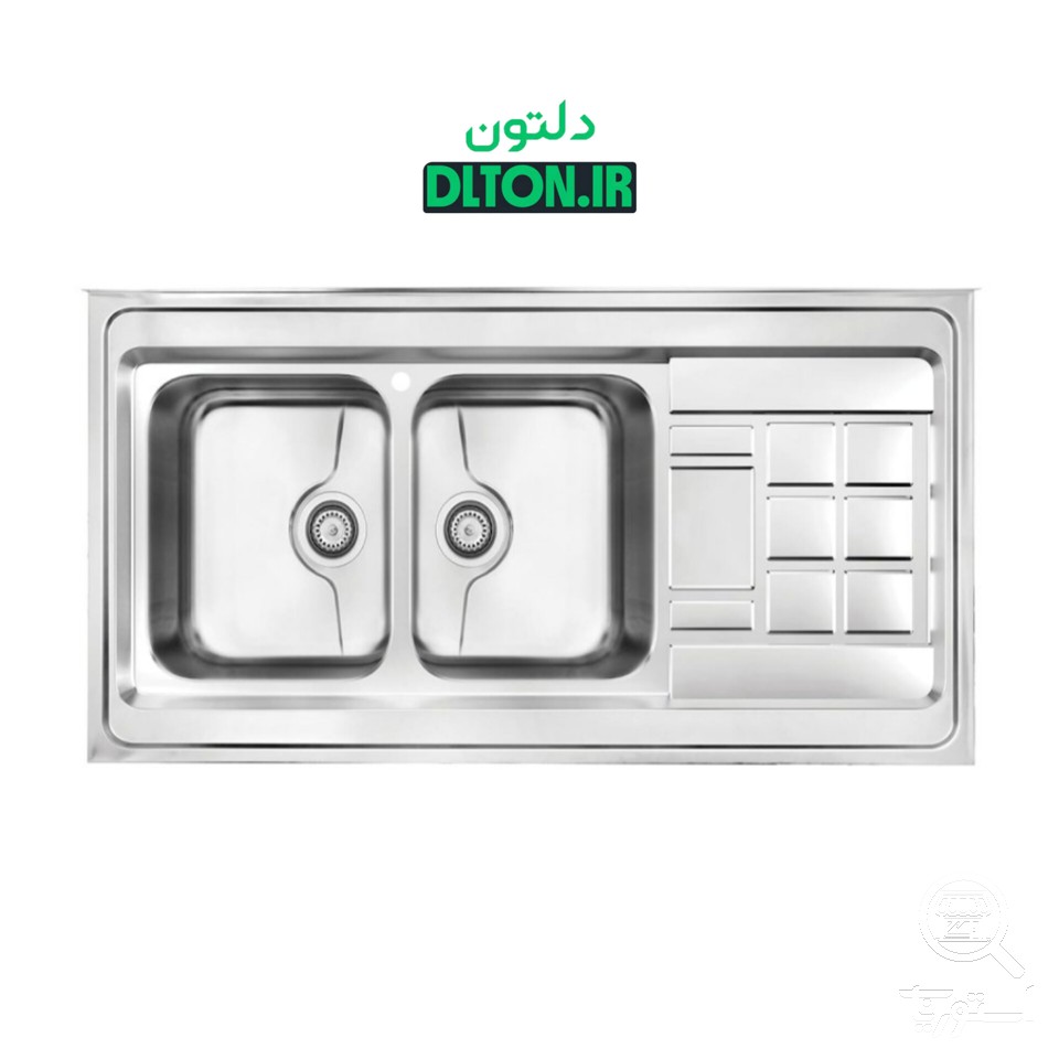 سینک روکار میکس پلاس مدل 9022P