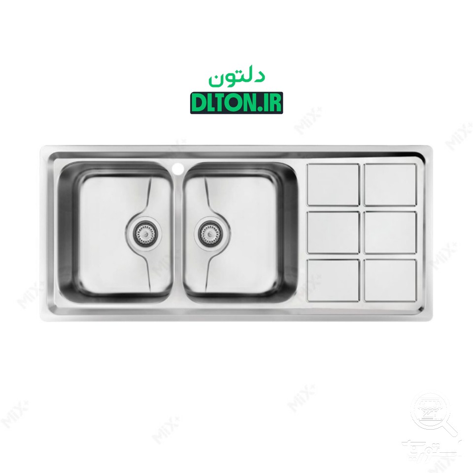 سینک روکار میکس پلاس مدل 8032P