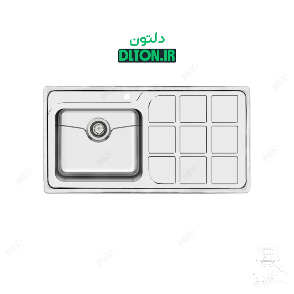سینک روکار میکس پلاس مدل 7034P45
