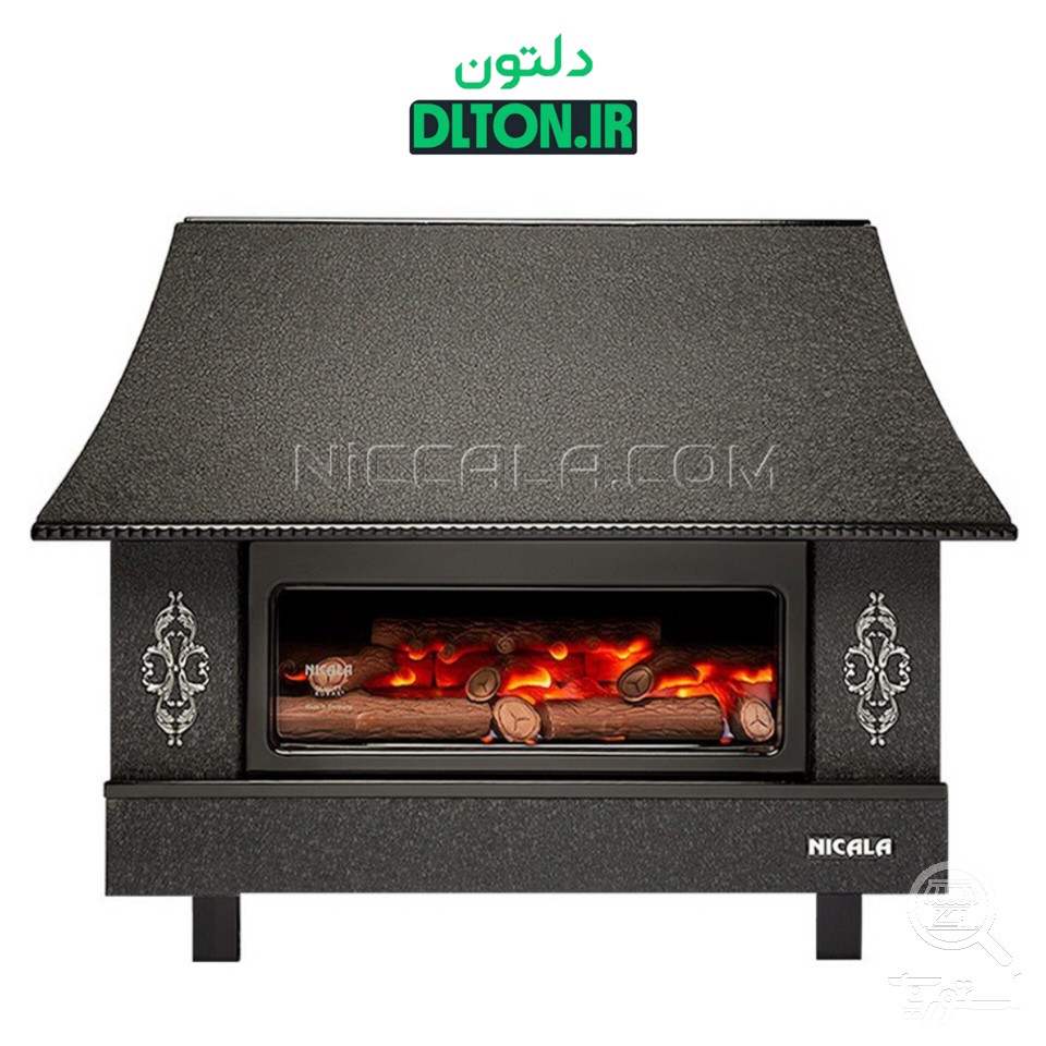 بخاری گازی شومینه ای نیک کالا 30000 مدل نفیس MC30