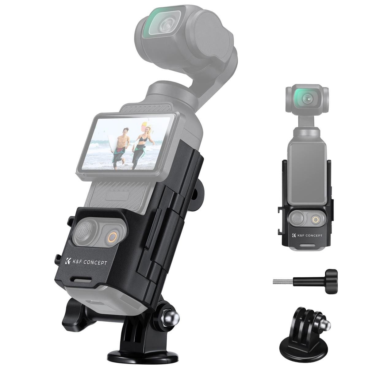 مانت آداپتور سه پایه کی اند اف سازگار با اسمو پاکت ۳ مدل K&F Expansion Adapter Mount Osmo Pocket 3