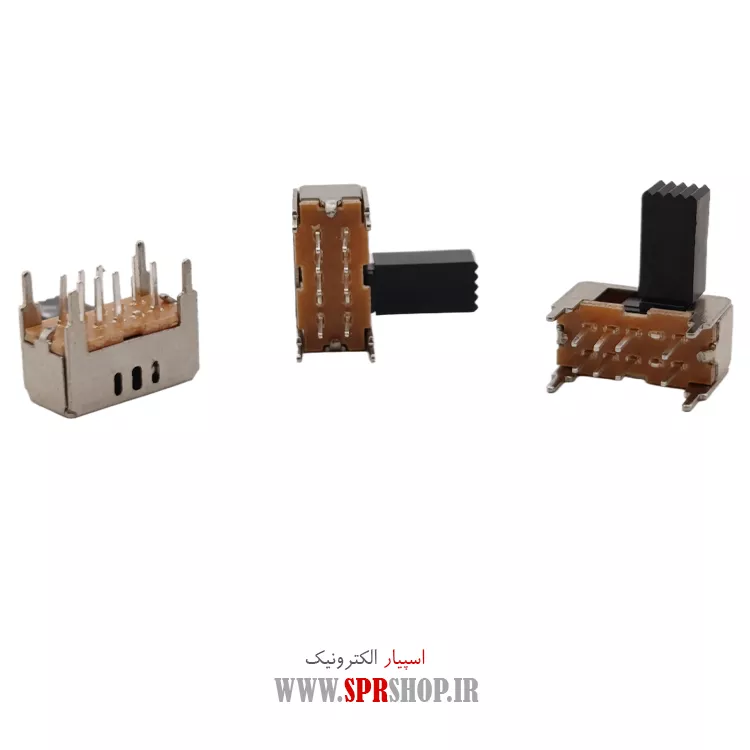 کلید 8 پین 3 حالته کشویی متوسط SK23006 (121)