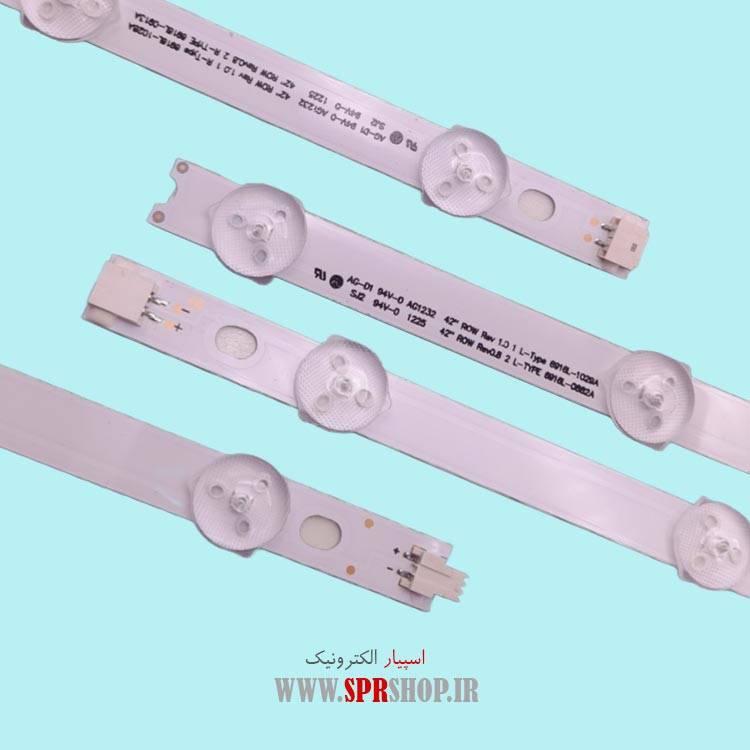 بک لایت تلویزیون LG 42LS34000 6*12LED(6+6) 3V 870MM