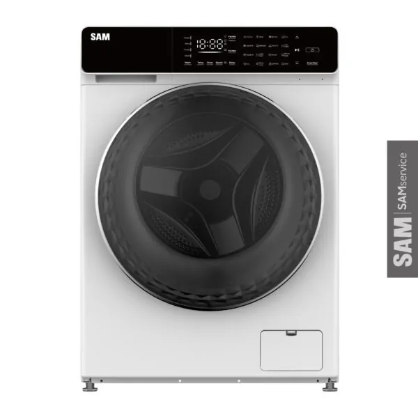 ماشین لباسشویی سام مدل DD-P1485/W رنگ سفید – پس کرایه