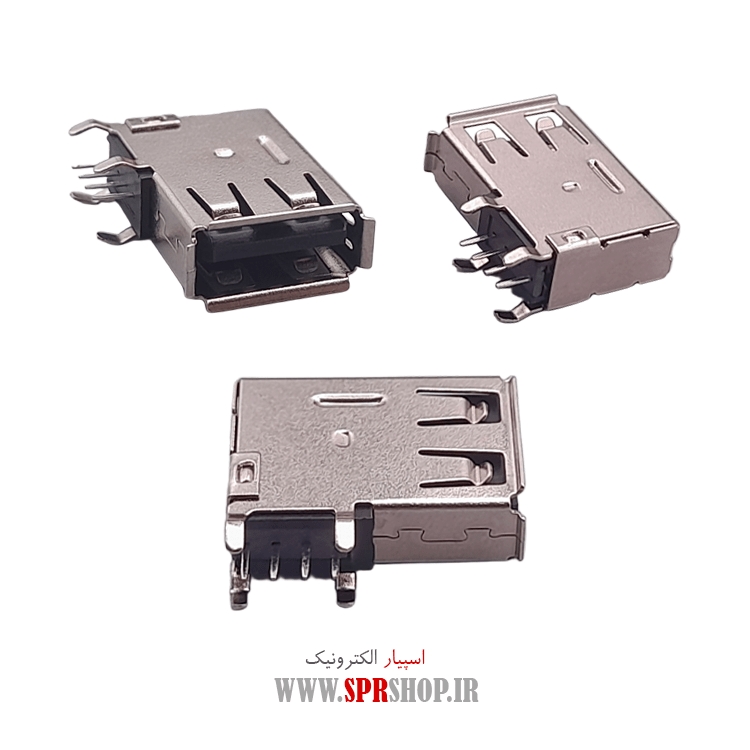 مادگی USB پایه کنار (103)