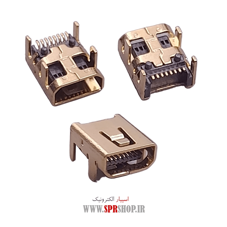مادگی USB دوربينی خوابيده 8 پايه رو بردی (136)