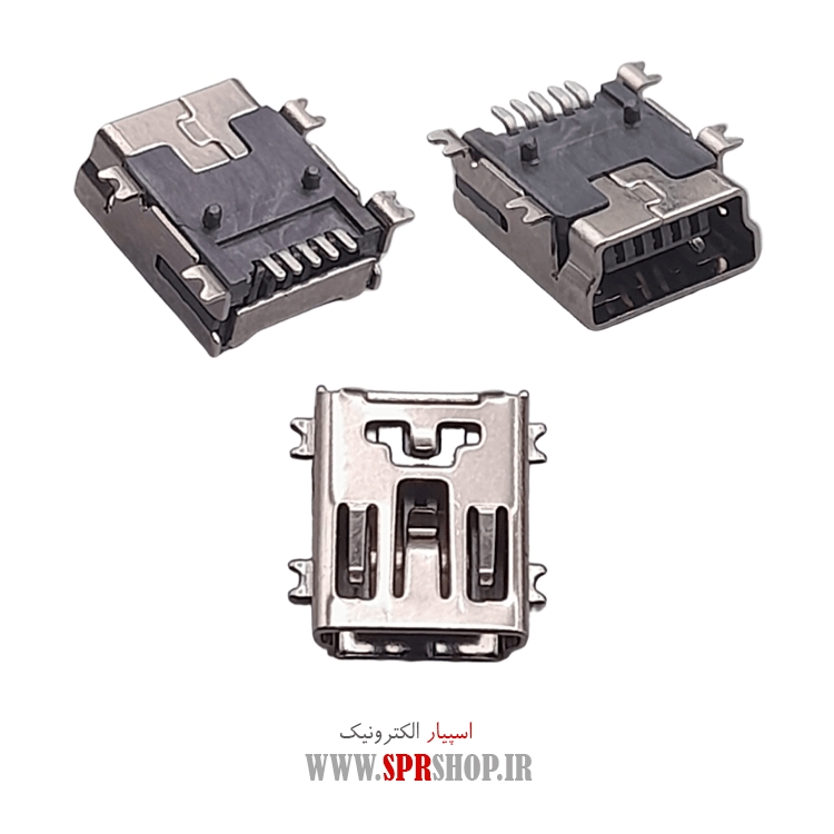 مادگی USB مينی 5 پین رو بردی (93)