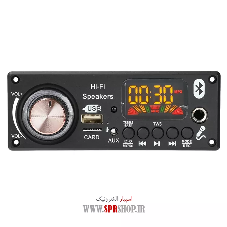 ماژول آمپلی فایر بلوتوث دار 2 کاناله 100 وات مدل JQ-D186BT