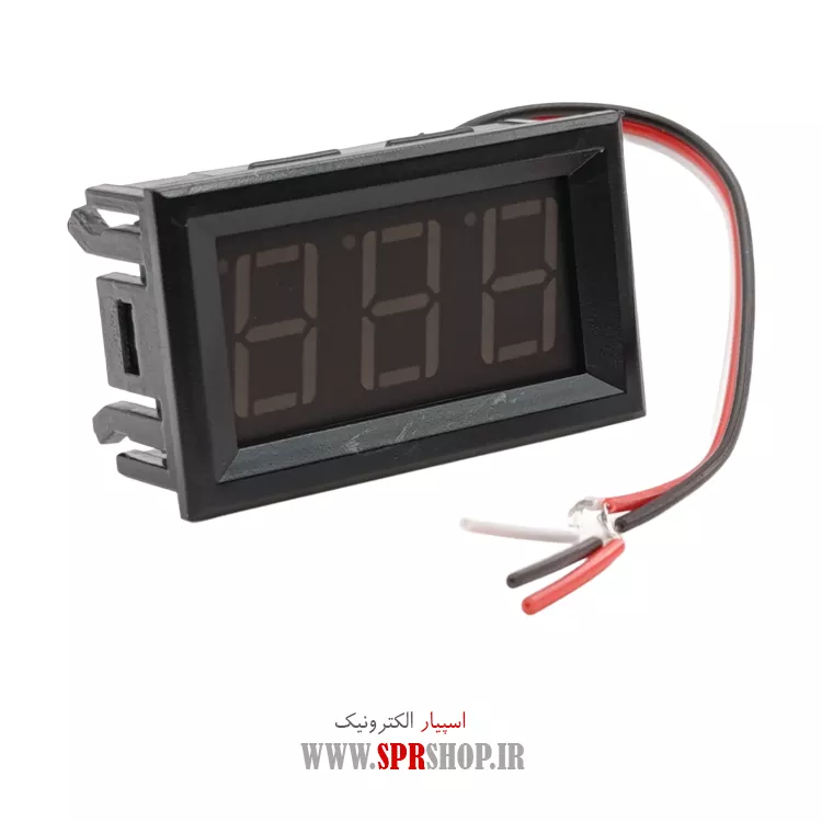 ماژول نمایشگر ولتاژ 12تا 60 ولت قابدار