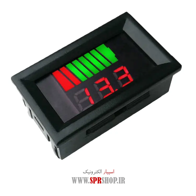 ماژول نمایش شارژ باتری 12-60 ولت رو پنلی