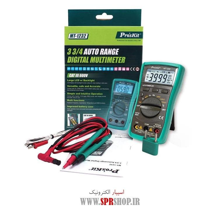 اهم متر دیجیتال پروسکیت MT-1232