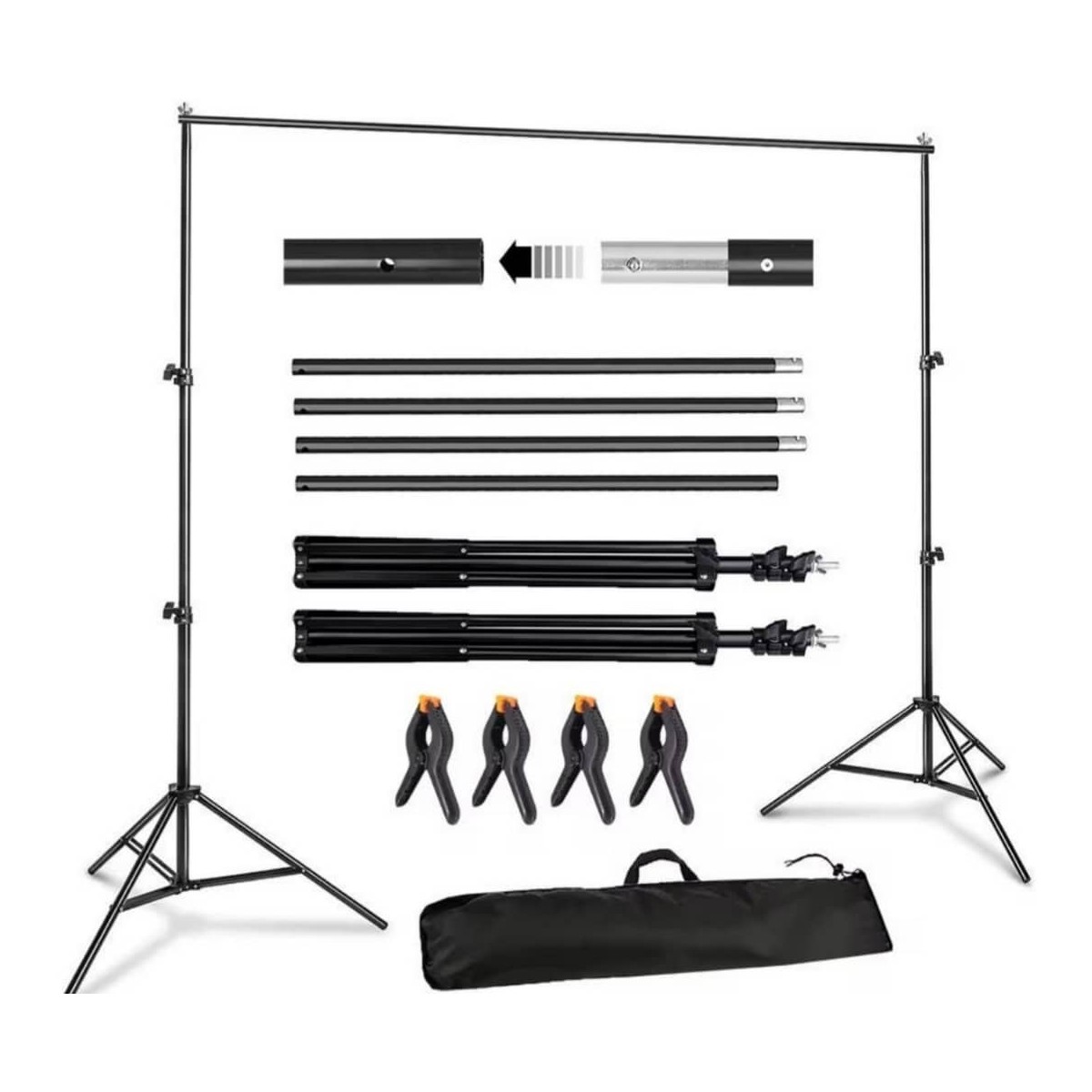 سه پایه نگهدارنده فون پرتابل مدل ۲۸۰ پرو Portable Background holder 280 pro