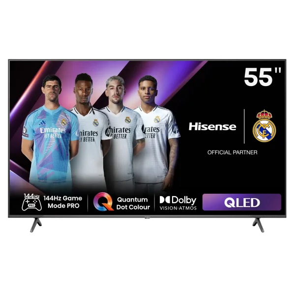 تلویزیون QLED هوشمند هایسنس مدل 55Q7F سایز 55 اینچ با 24 ماه گارانتی های سرویس – پس کرایه